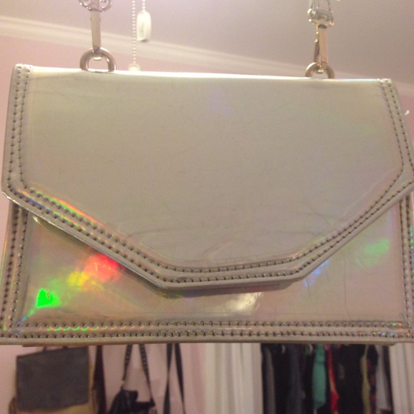 Hologram cross body bag