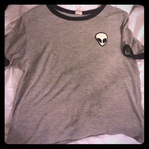 Brandy Alien Ringer Tee