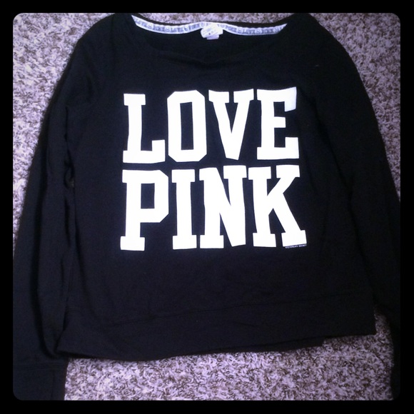 Love pink sweatshirt!