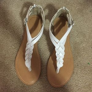 Aero white sandals
