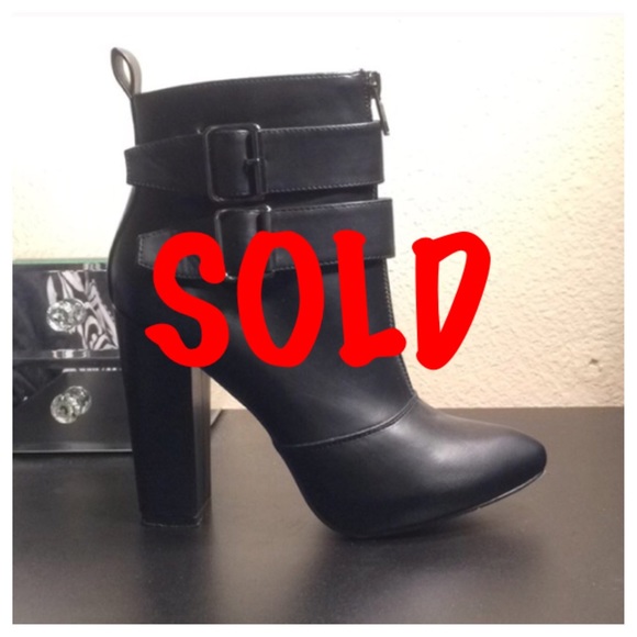 Black Heeled Boots
