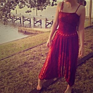 Boho Hippie Harem Beach Jumper