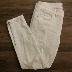 Madewell Skinny Skinny Crop Zip Jeans