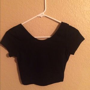Black Brandy Melville Crop Top