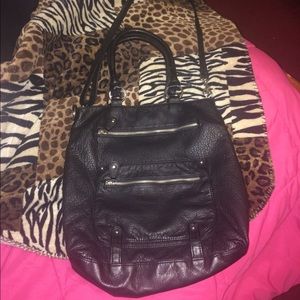 Black shoulder bag