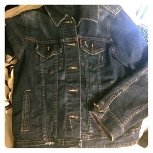 Levi's Lightly Distressed Denim Jacket