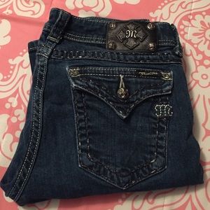 Size 33 Miss Me skinny's!