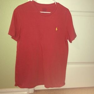 Salmon colored Polo Ralph Lauren tee