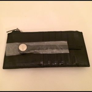 Hobo Metroslide Black Credit Card Holder