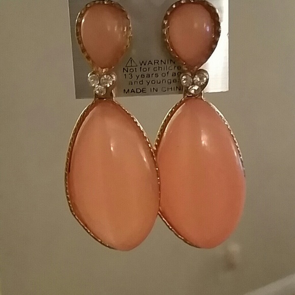 Coral earrings