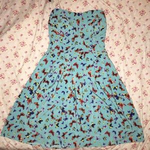 Butterfly Pattern Dress