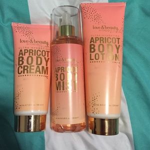 Body cream, body mist, and body lotion