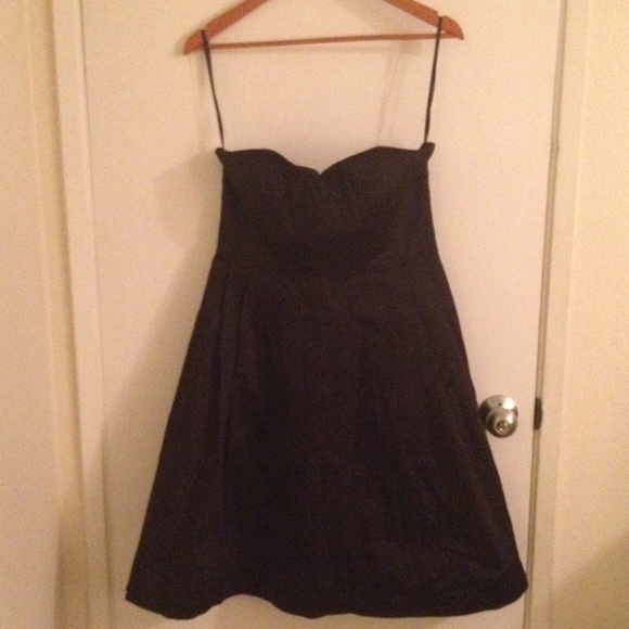 Calvin Klein strapless cocktail dress