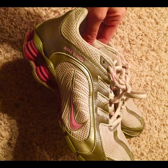 Pink & Grey Nike Shox