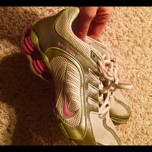 Pink & Grey Nike Shox