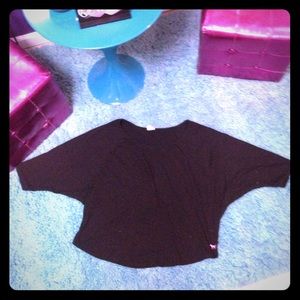 Victoria's Secret PINK black 1/3 sleeve shirt💗