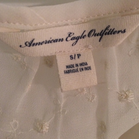 American Eagle Lace Embroidered Shirt - Picture 2 of 4