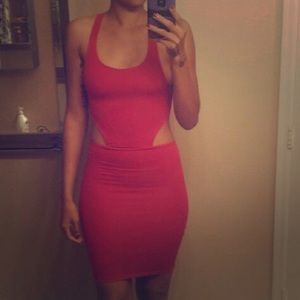 Tie Back Bodycon dress