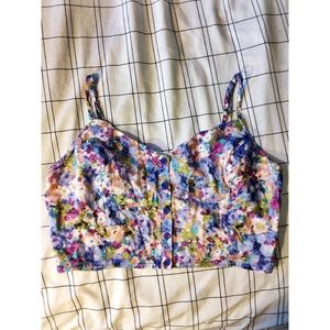 Brandy Melville Floral Bralette