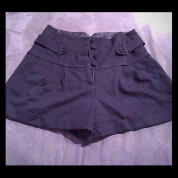 Forever 21 navy wool shorts