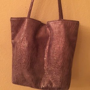 Beautiful Carlos Falchi bronze tote