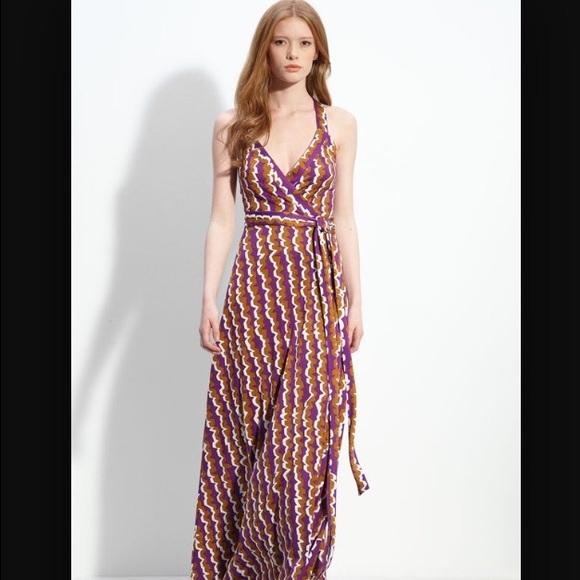 DVF Wrap maxi dress