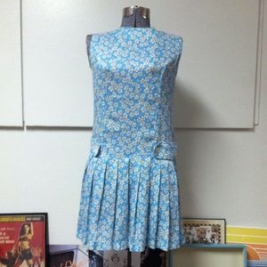 Vintage DBY Floral Daisy Dress 70's