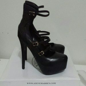 Black  steve madden high heels