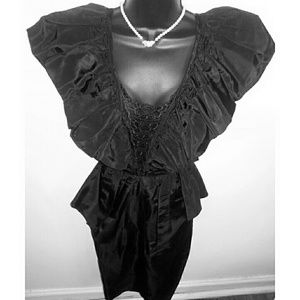 Vintage 1980's Butterfly Cocktail Dress