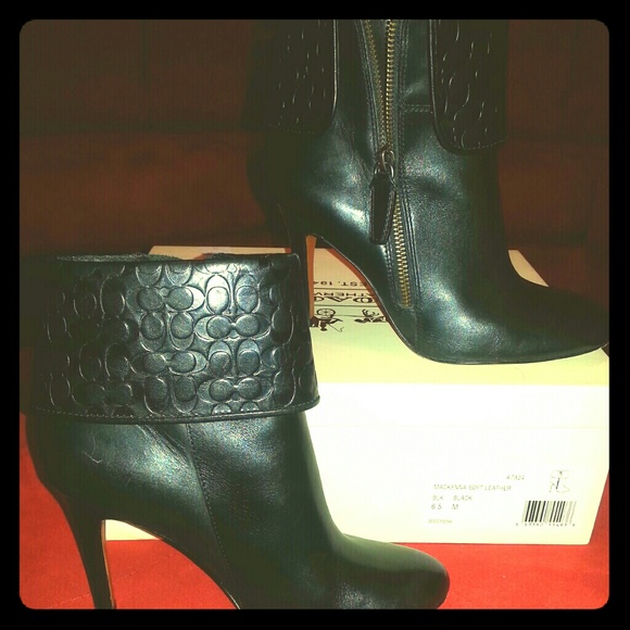 Black Coach booties