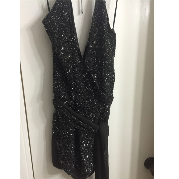 Sequin halter top