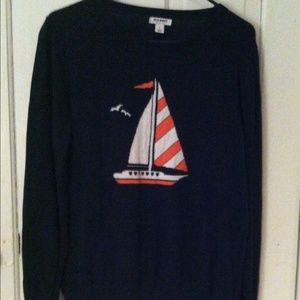 Old Navy sailboat sweater