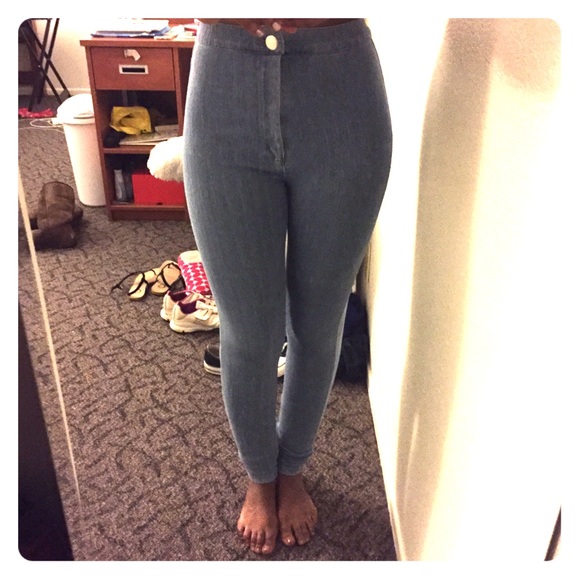 F21 High Waisted jeggings