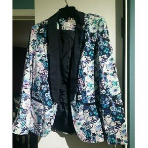 Floral blazer