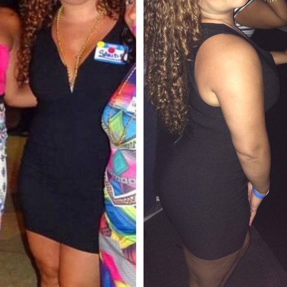 Deep V neck LBD