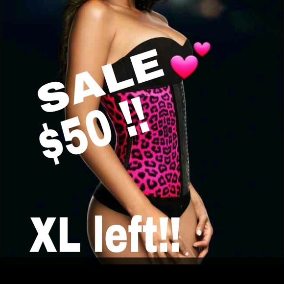 Ann chery waist trainer size XL pink cheetah