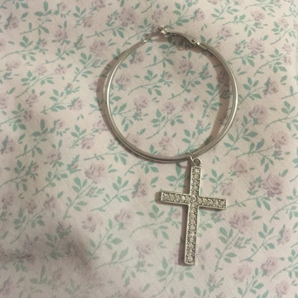 Cross Earrings - Picture 4 of 4