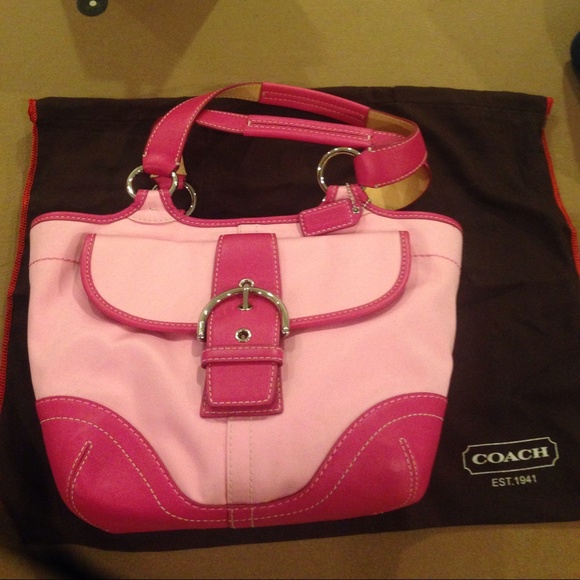 Pink Coach bag - Authentic