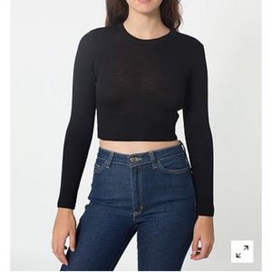 American Apparel Lightweight Crop Sweater