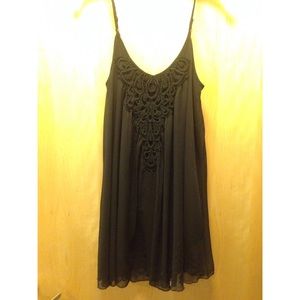 Black flowy dress