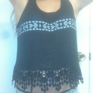 Aztec Print Tank Top