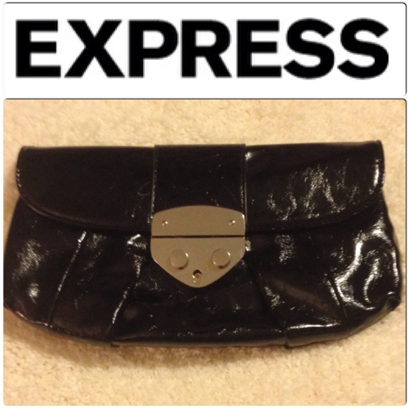 Express Handbags - Express black clutch