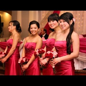 David's Bridal bridesmaid dress