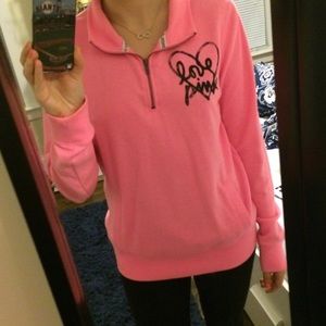Pink Victoria's Secret Sweater with Pocket