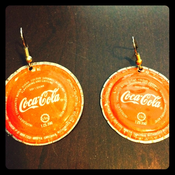 Coca-cola earrings