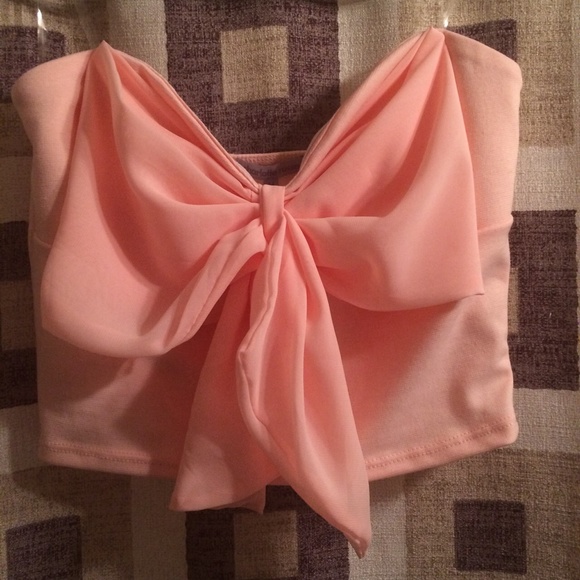 Pink now crop top