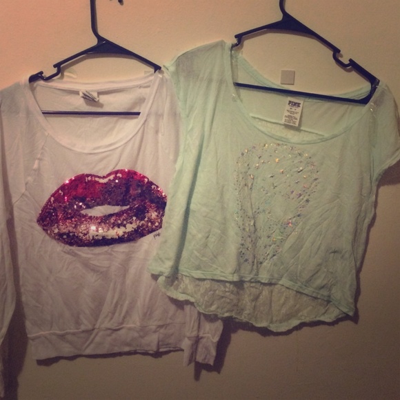 Victoria's Secret Pink Graphic Tees