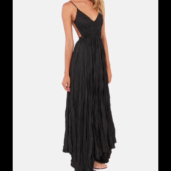 Crochet maxi dress