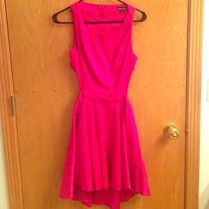 Pink, Button Back Dress