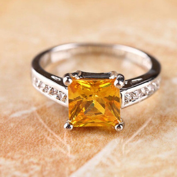 Jewelry - Citrine Sterling Silver Ring